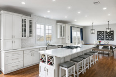 Sophisticated and Refined White Kitchen